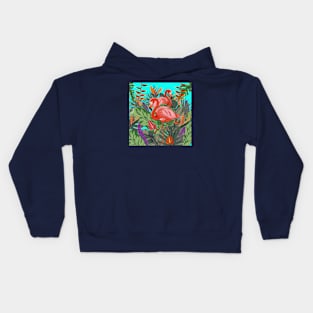 Flora and Flamingo Kids Hoodie